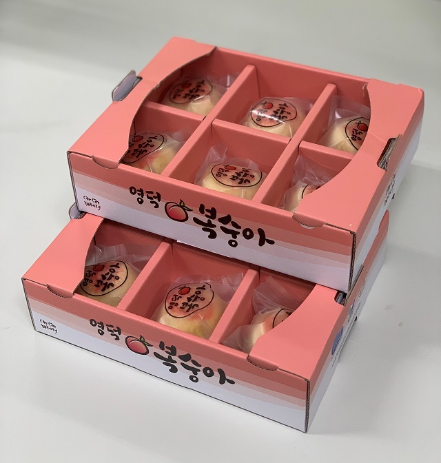 ▲ 영덕복숭아빵 사진.ⓒ영덕군