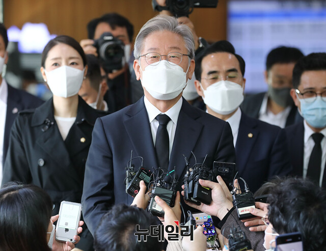 ▲ 이재명 더불어민주당 대통령 후보.ⓒ뉴데일리DB