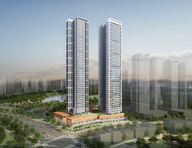 ▲ 전북 전주 '에코시티 주상복합 신축사업' 조감도.ⓒ한양