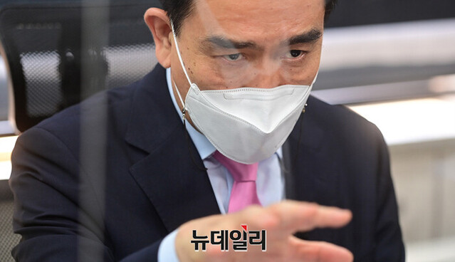 ▲ 태영호 국민의힘 의원. ⓒ정상윤 기자.