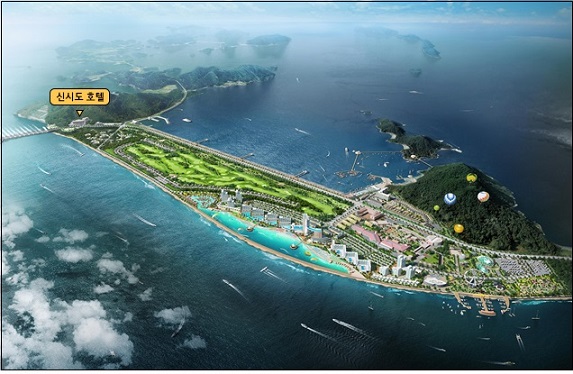 ▲ 신시야미 관광레저용지 조감도
.ⓒ새만금개발청