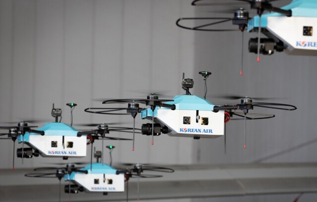 ▲ 대한항공 동체검사 드론 ⓒ 대한항공