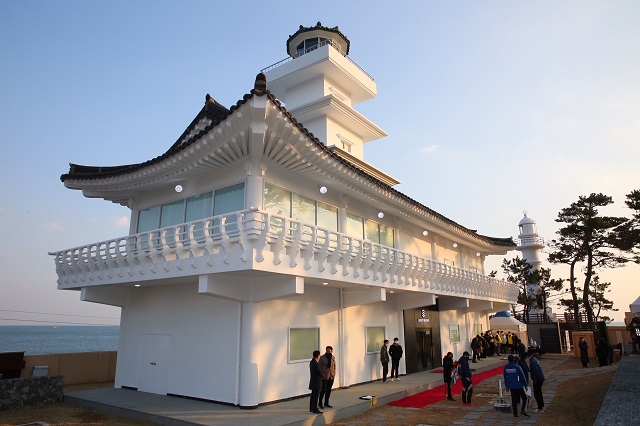 ▲ 송대말 등대 외부 전경.ⓒ경주시