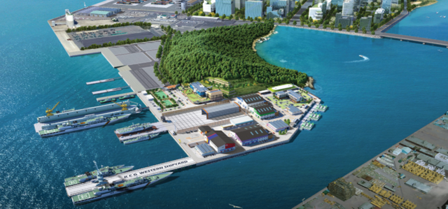 ▲ '해양경찰 서부정비창' 조감도. ⓒ한라