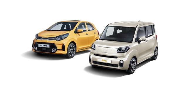 ▲ 기아 모닝과 레이의 베스트 셀렉션 모습. ⓒ기아