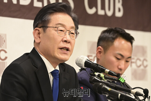 ▲ 이재명 더불어민주당 대선 후보. ⓒ강민석 기자