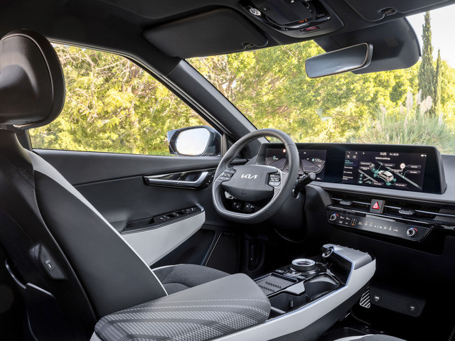 ▲ EV6 내부 모습. ⓒ기아