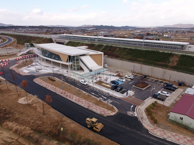 ▲ 중부내륙선 감곡장호원역.ⓒ철도공단