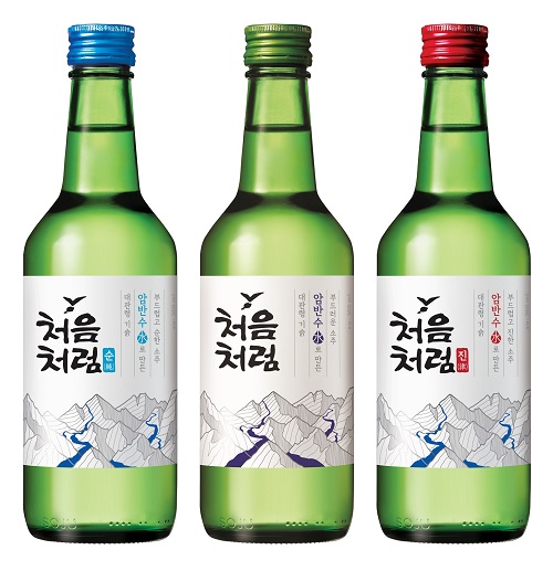 ▲ 지난 3월 리뉴얼된 처음처럼.ⓒ롯데칠성음료