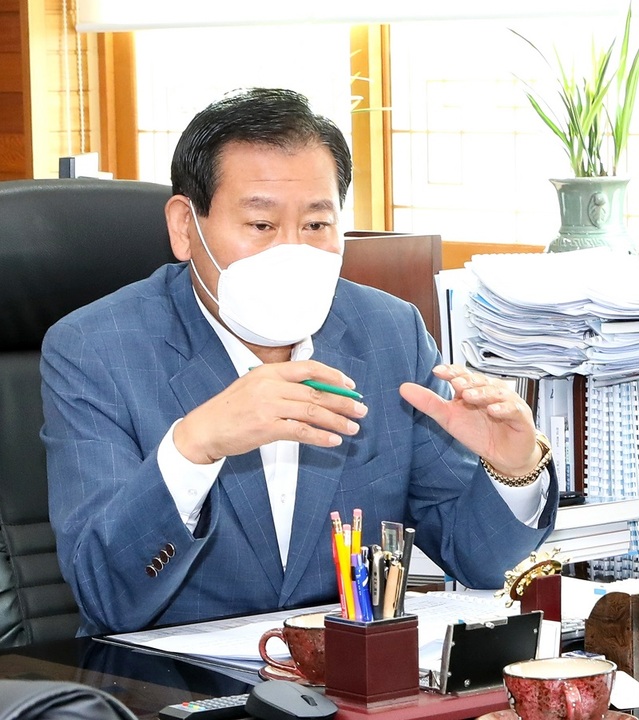 ▲ 김재종 옥천군수.ⓒ옥천군