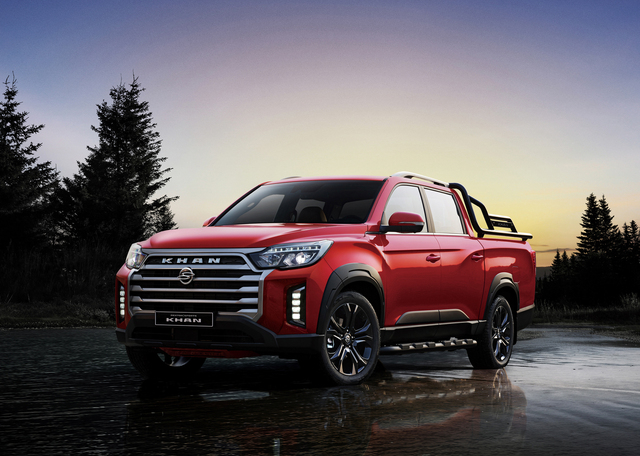 ▲ 렉스턴 스포츠 칸 모습. ⓒ쌍용차