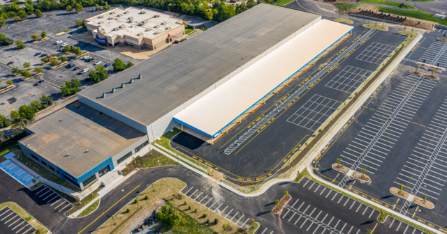 ▲ 신영증권이 투자한 미국 펜실베니아주 필라델피아 소재 아마존 라스트마일 물류센터 전경 ⓒ신영증권