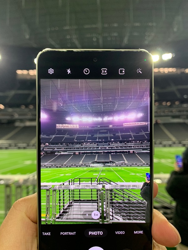 ▲ 갤럭시S21 FE 5G로 촬영한 얼리전트 스타디움. ⓒ이성진 기자