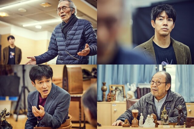 ▲ 연극 '라스트 세션' 연습 현장.ⓒ파크컴퍼니