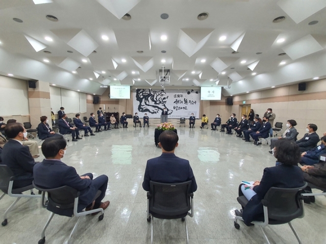 ▲ 6일 서울 서초구 제약회관에서 열린 2022년 약계 신년교례회 ⓒ한국제약바이오협회