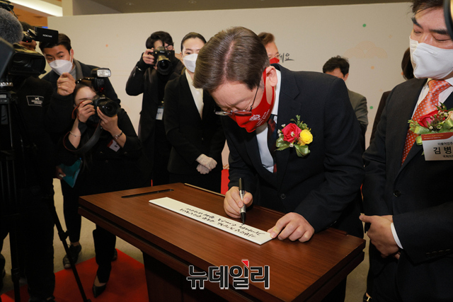 ▲ 이재명 더불어민주당 대통령 후보 ⓒ강민석 기자