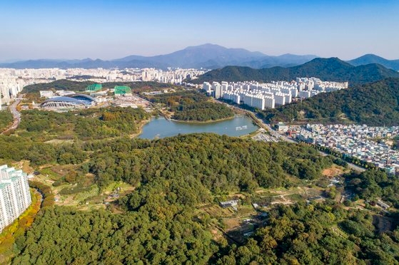 ▲ 중앙근린공원1지구 사업추진 경과. ⓒ 뉴데일리DB