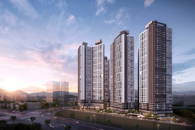 ▲ 대구 '달서 푸르지오 시그니처' 투시도.ⓒ대우건설