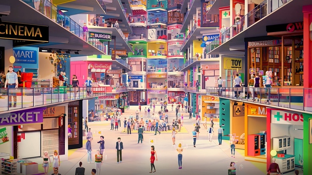 ▲ 컴투버스 월드 콘셉트 오버뷰 영상 장면 ⓒ컴투스