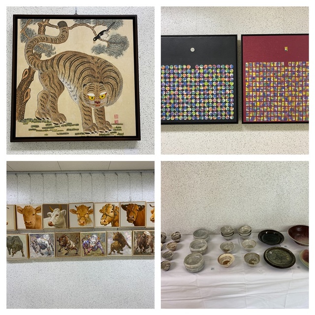 ▲ 한국예술문화단체총연합회 청도지회(지회장 손만식)가 소외계층 기부 기금 마련을 위한 ‘2022 희망의 청도전’을 지난 10일부터 오는 2월 11일까지 청도군청에서 개최한다.ⓒ청도군