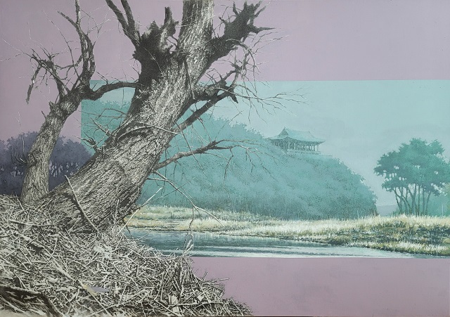 ▲ 이상수 작가 작품 ‘경주금장대’.ⓒ경주엑스포