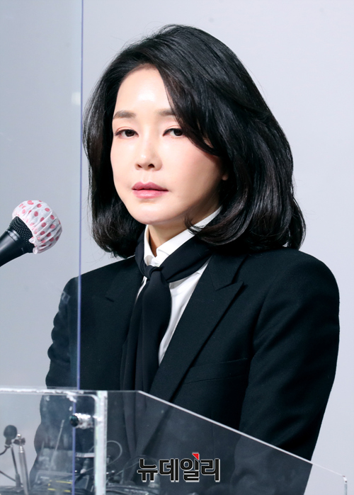 ▲ 윤석열 국민의힘 대선후보의 아내 김건희 씨. ⓒ뉴데일리