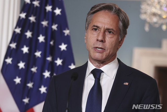 ▲ 토니 블링컨 미국 국무장관. ⓒ뉴시스 AP. 무단전재 및 재배포 금지.