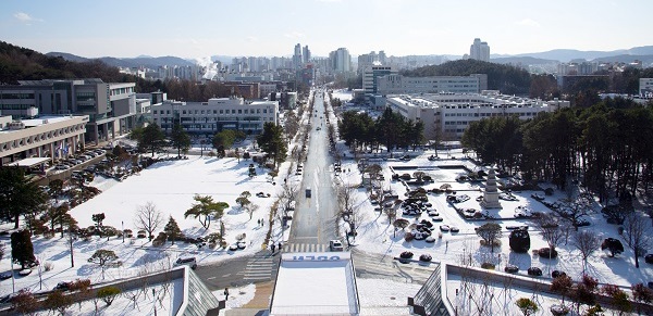 ▲ 충남대학교의 겨울 캠퍼스.ⓒ충남대