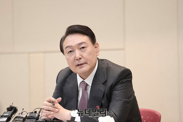 ▲ 윤석열 국민의힘 대통령후보가 7일 공개된 한국일보와 인터뷰에서 