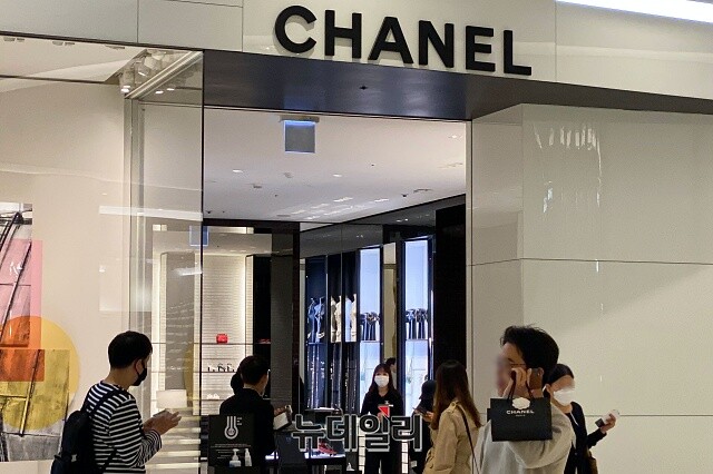 ▲ 샤넬 매장의 모습.ⓒ뉴데일리DB