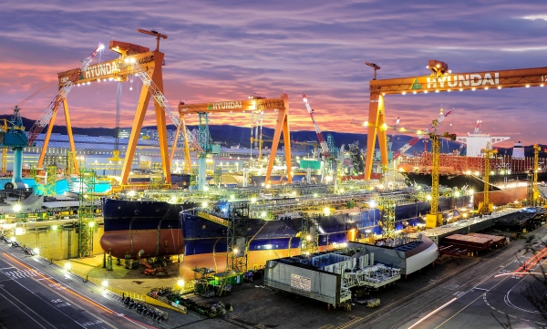 ▲ 현대중공업 울산 조선소 ⓒ 현대중공업