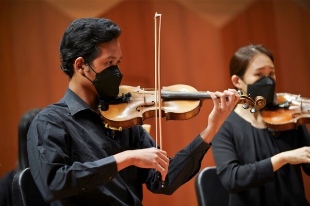 ▲ 코리안심포니 인터내셔널 오케스트라 아카데미 공연.ⓒ코리안심포니오케스트라