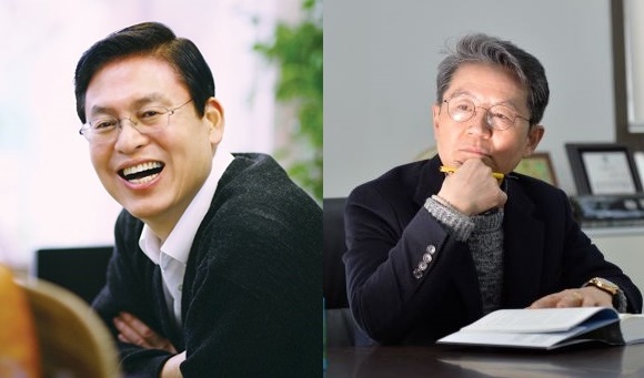 ▲ 정우택 예비후보(좌)와 윤갑근 예비후보.ⓒ각 후보 진영