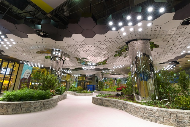 ▲ 서울 종각역 지하 식생 공원 '태양의 정원'. ⓒ현대엔지니어링