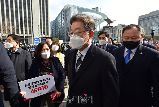 ▲ 이재명 더불어민주당 대선후보.ⓒ정상윤 기자