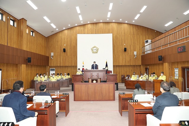 ▲ 경주시의회는 제265회 임시회를 개회했다.ⓒ경주시의회