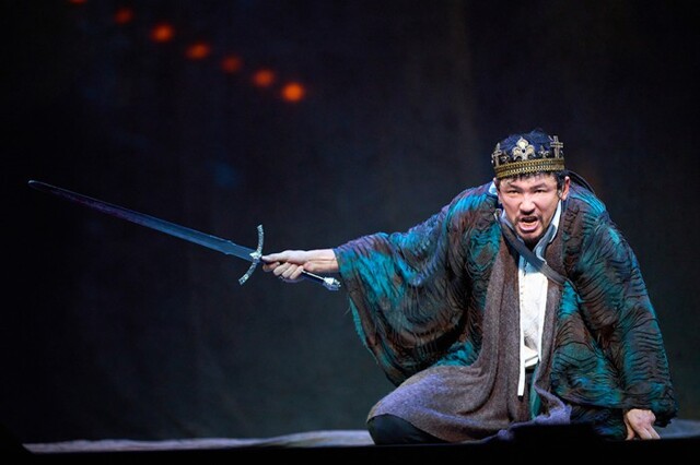 ▲ 연극 '리차드3세' 공연 장면.ⓒ샘컴퍼니