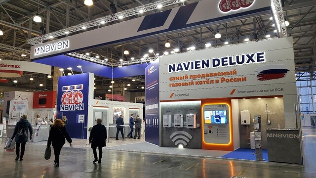 ▲ '아쿠아썸 모스크바' 전시회 참가ⓒ경동나비엔