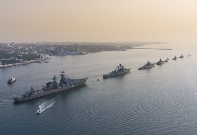 ▲ 러시아 흑해함대. ⓒ모스크바 국제안보컨퍼런스(MCIS) 홈페이지 캡쳐-러시아 국방부 제공.