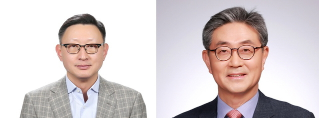 ▲ 왼쪽부터 손성규 연세대 교수, 유진녕 전 LG화학 사장 ⓒ포스코