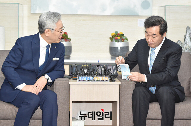 ▲ 이재명 더불어민주당 대통령 후보(왼쪽)와 이낙연 전 민주당 대표. ⓒ뉴데일리DB