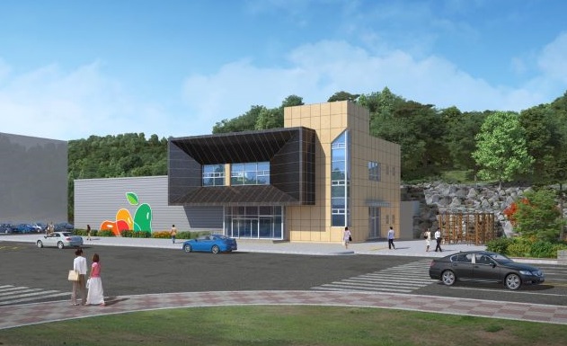 ▲ 충북 괴산유기농엑스포기념관 조감도.ⓒ괴산군