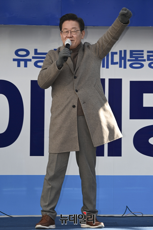 ▲ 이재명 더불어민주당 대통령 후보. ⓒ강민석 기자