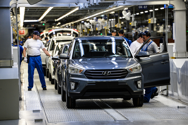 ▲ 현대차 러시아 공장 모습. ⓒ현대차