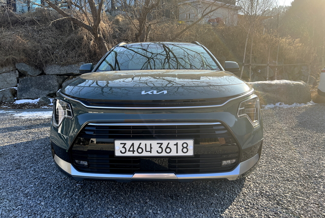 ▲ 정면에서 바라 본 신형 니로 모습. ⓒ김재홍 기자