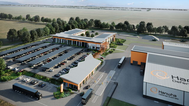 ▲ 한화디펜스 자주포 생산부지 조감도ⓒ한화