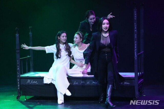 ▲ 3일 서울 종로구 세종문화회관 S씨어터에서 열린 뮤지컬 '프리다' 프레스콜 현장.ⓒ뉴시스