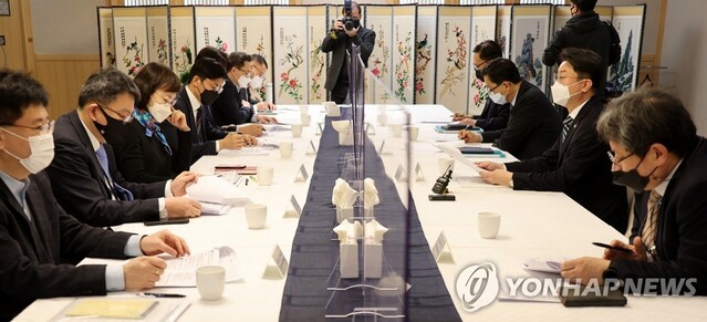 ▲ 우크라이나 사태 비상대응 TF 회의.ⓒ연합뉴스