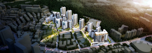 ▲ '오류동 현대연립 재건축' 사업 조감도. ⓒ현대엔지니어링