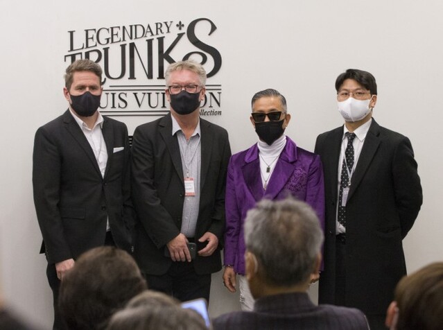 ▲ 왼쪽부터 노르딕 익스히비션 스테판 파판길레스 대표, 노르딕 익스히비션 요한 베르예르팔크 프로덕션 매니저, 뷰티 디렉터 오민, LMPE컴퍼니 김단 대표.ⓒLMPE컴퍼니